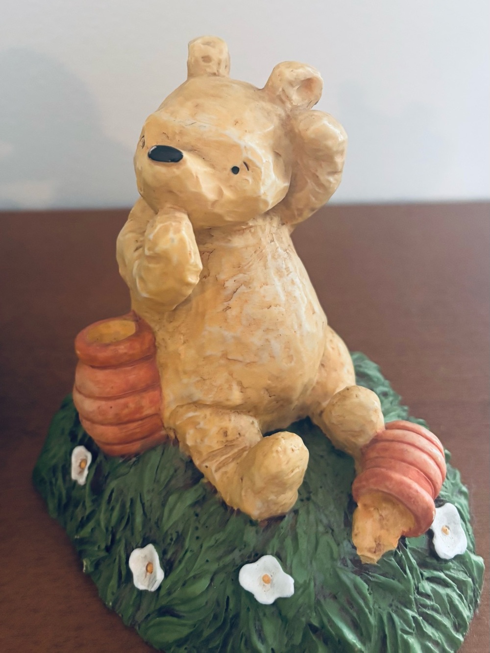 Winnie-the-Pooh and Child Decorative Bookends - Yellow and Blue - Picture 3 of 5
